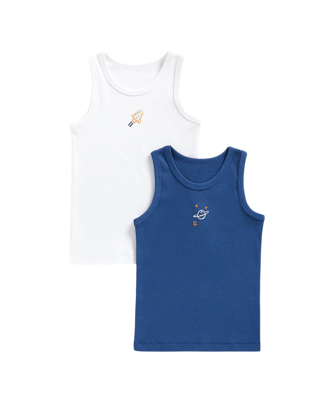 Mothercare Vests boys 2 Pack white