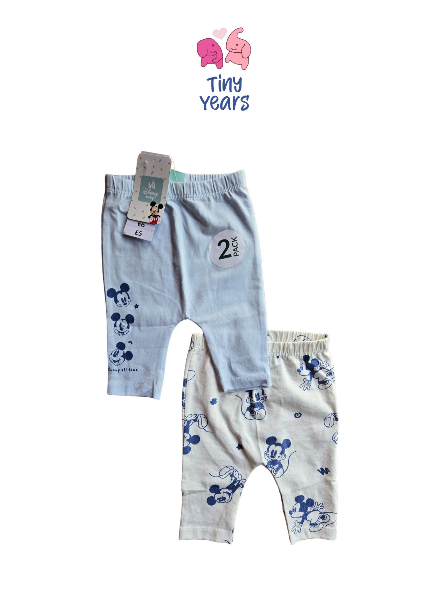Disney Baby Pooh Leggings Blue ( set of 2 )