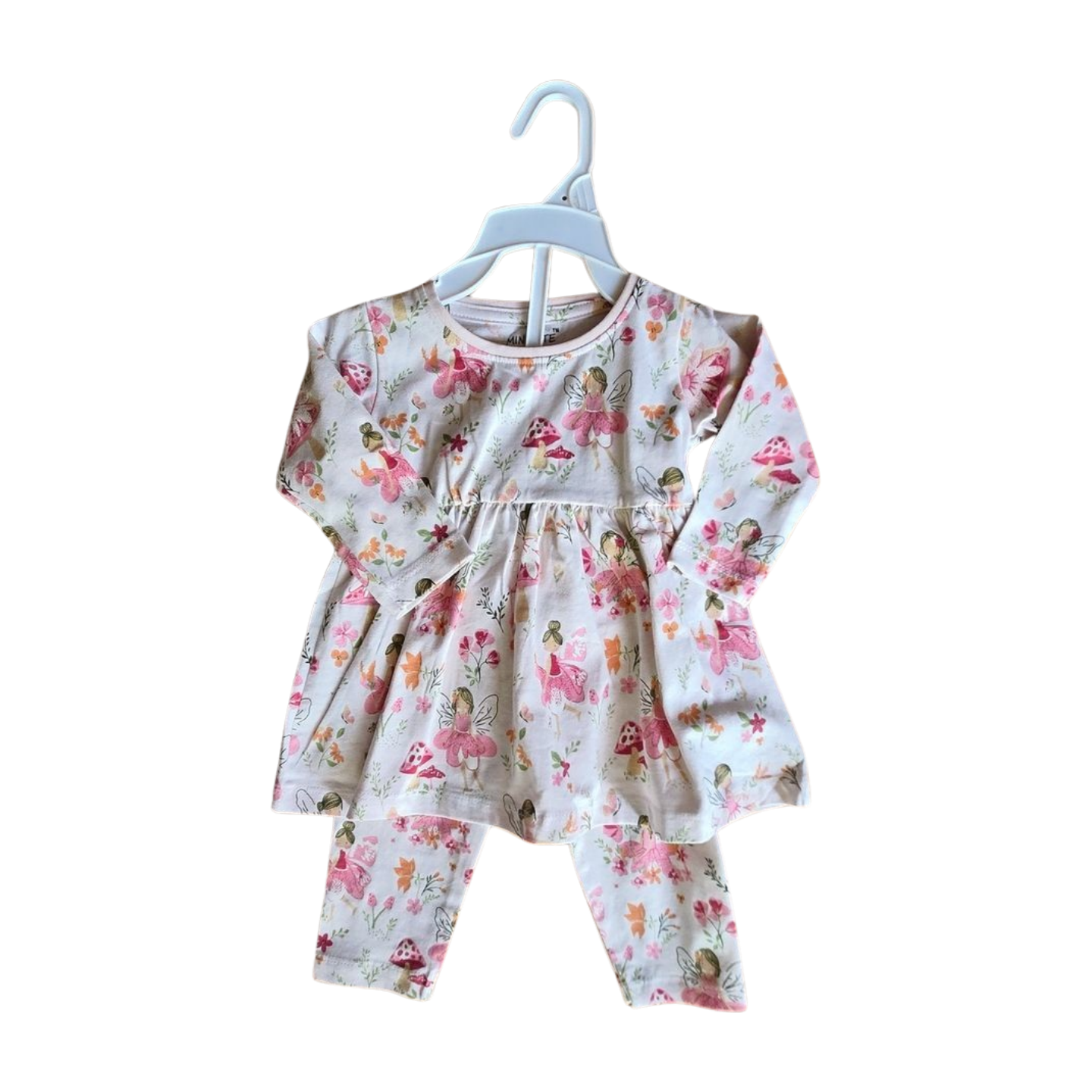 Frock - Leggings Pink fairy Set