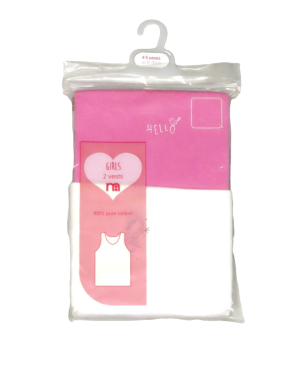 Mothercare Vests 2 Pack