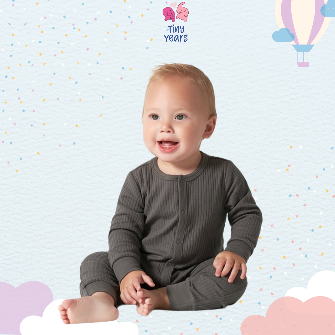 Gerber Unisex Coverall - Space GREY