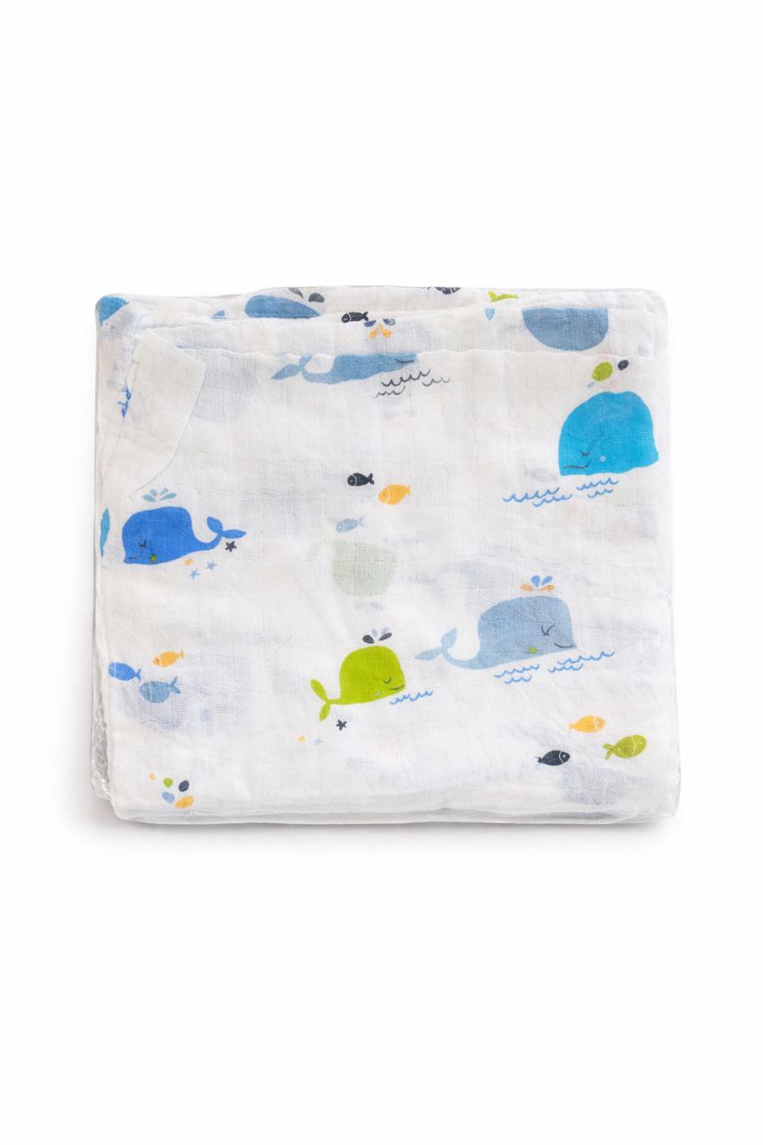 Premium Muslin Baby Swaddle (100 × 100 cm)