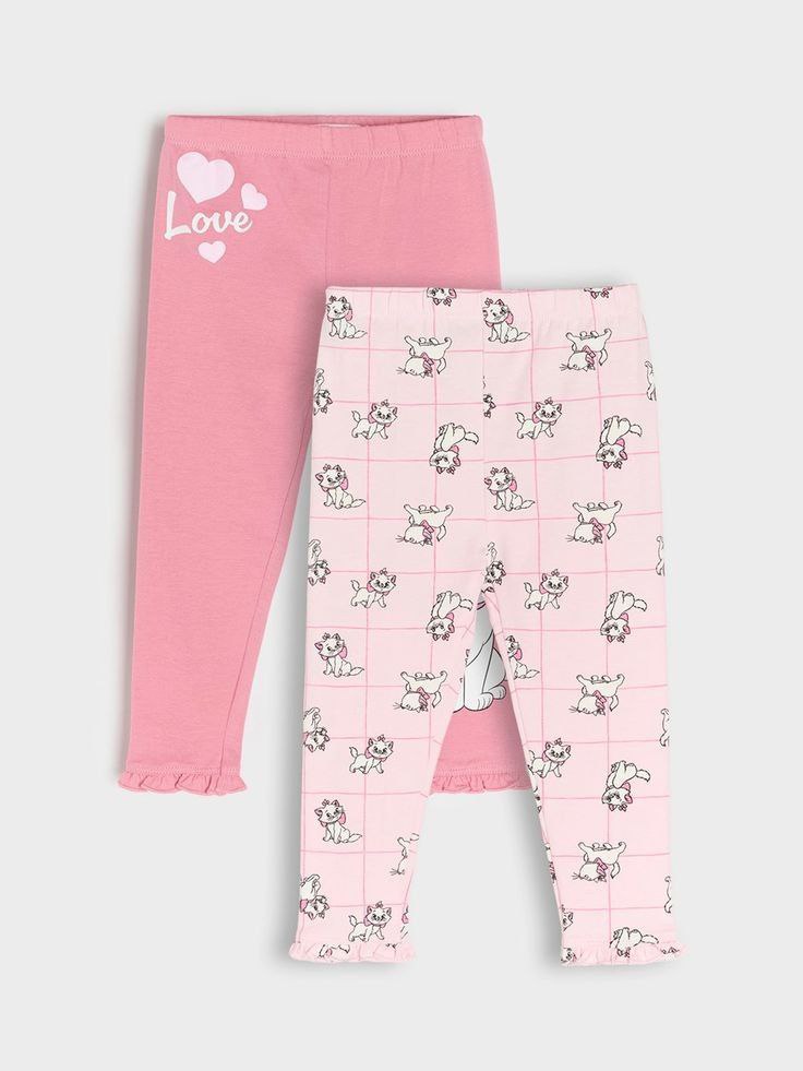 Kitty Frill Leggings set of 2