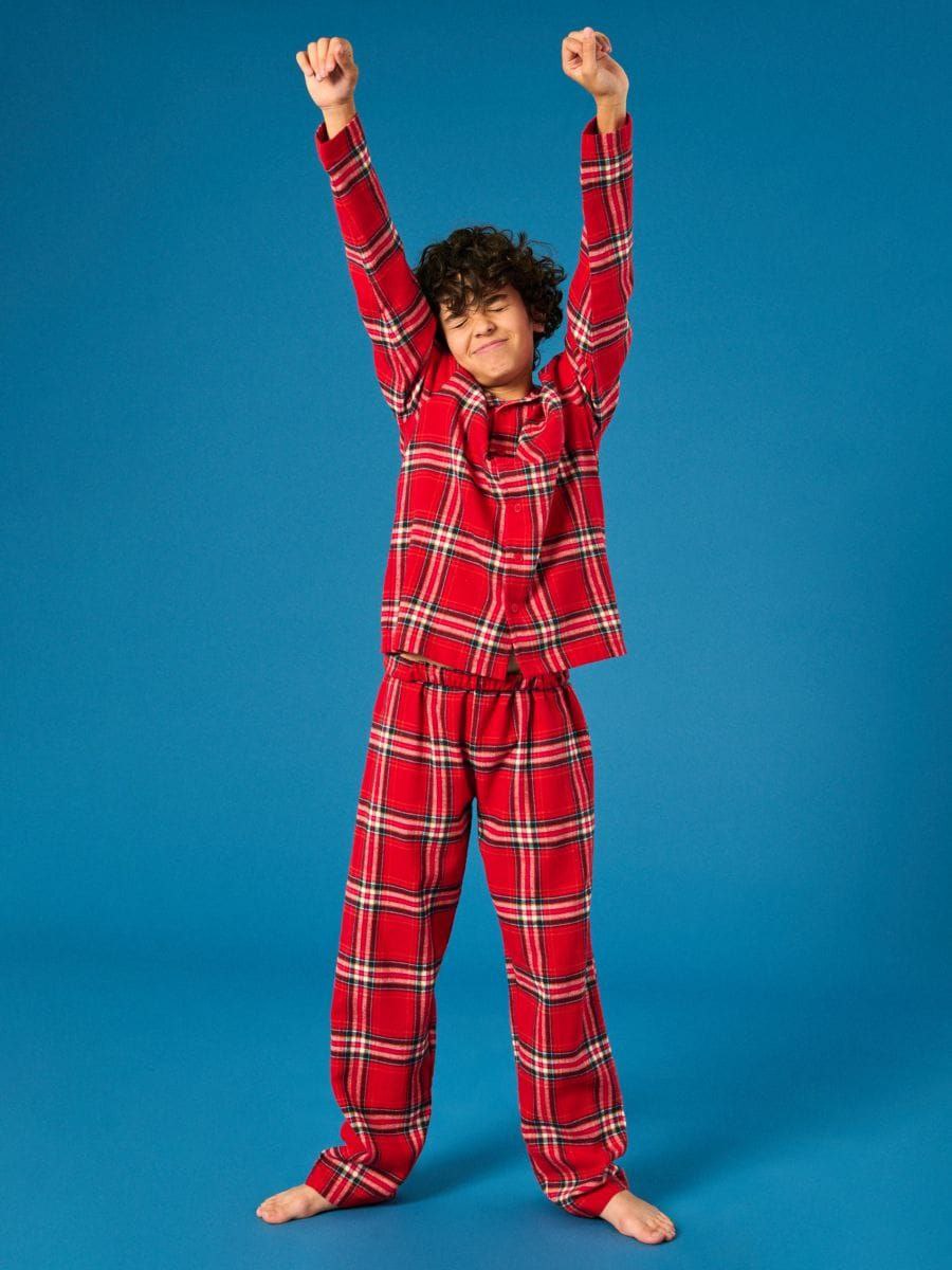 Kids' Checked Pyjama Set