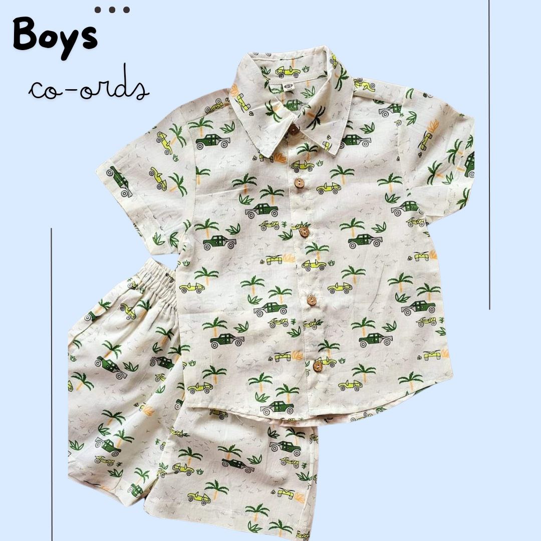 Jaipuri mul cotton SHIRT AND SHORT SET.