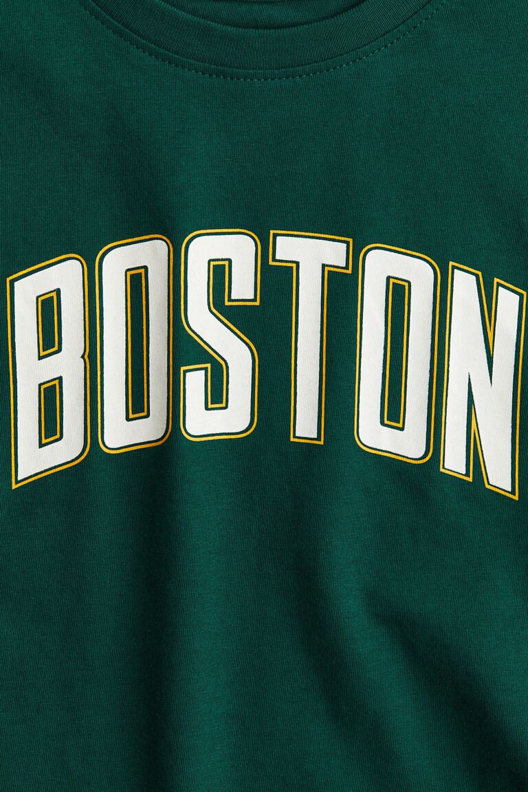 Tinyyears Boston Classic Kids T-Shirt – Forest Green