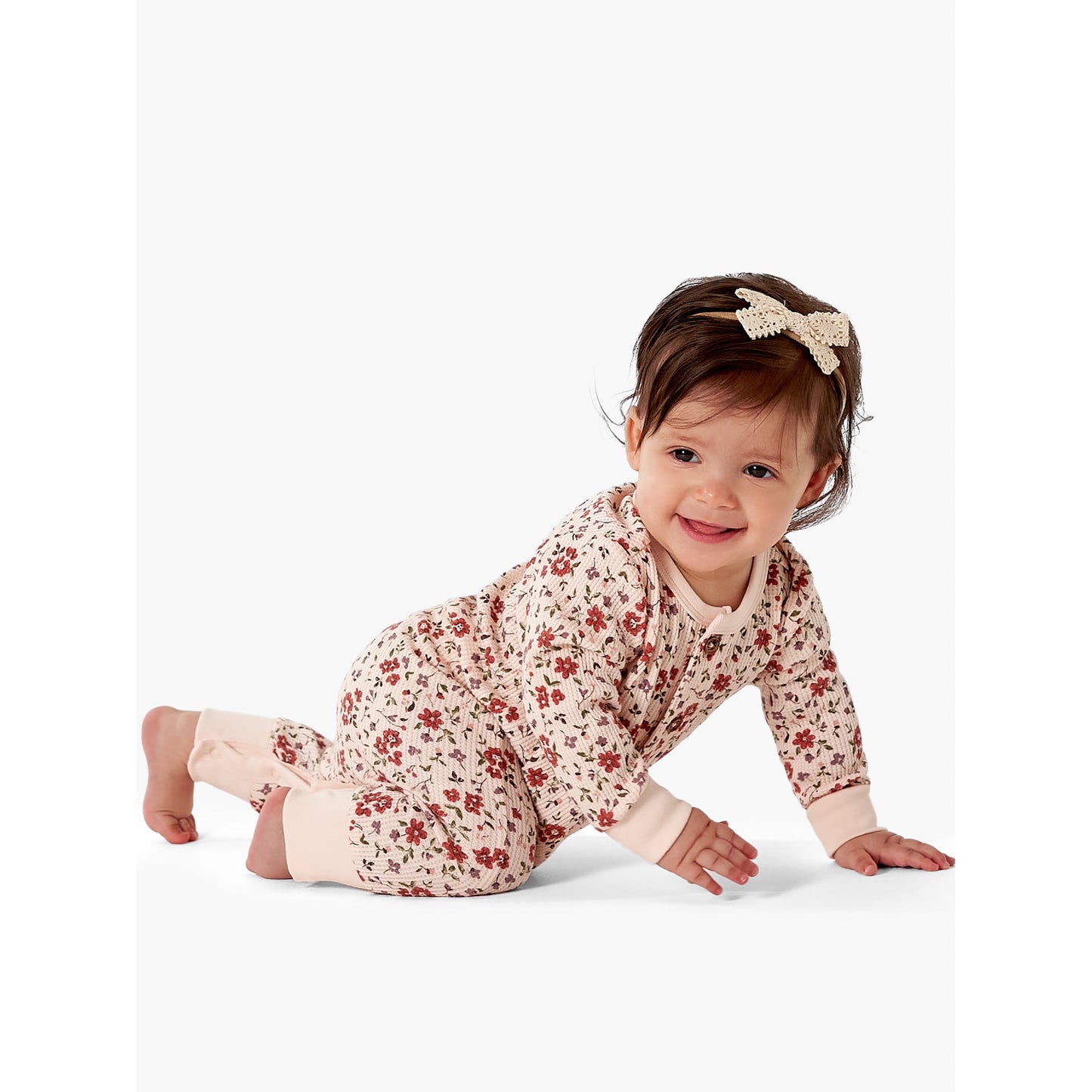 Gerber Unisex Coverall - PINK FLORAL