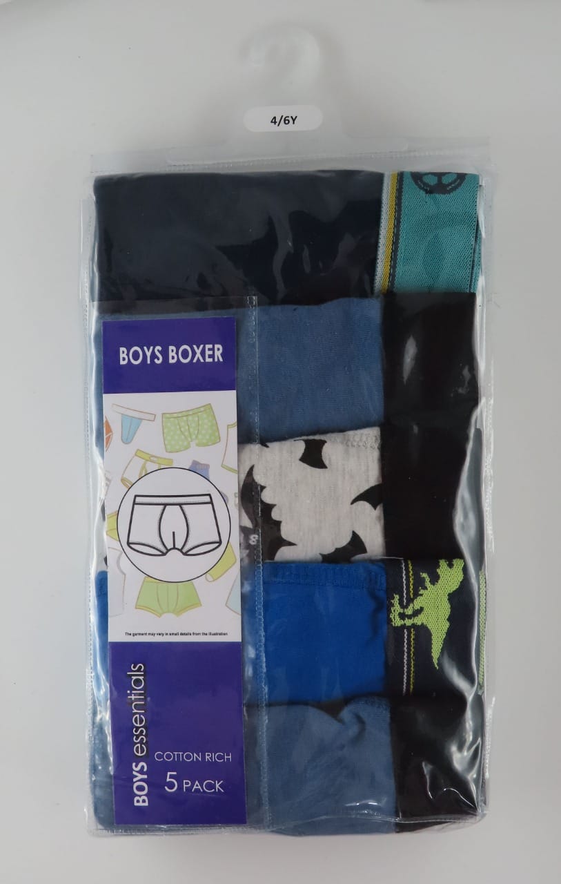 Boys boxer Briefs 5 Pack