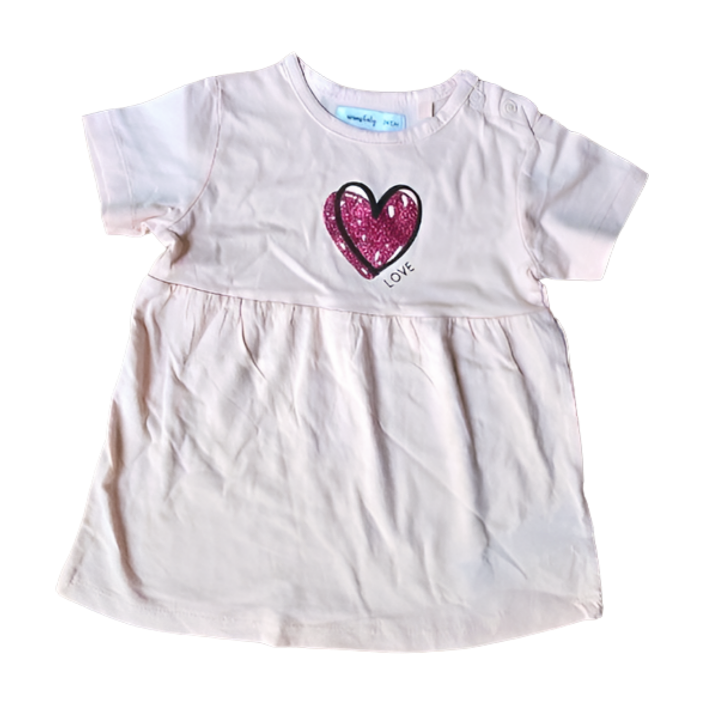 Pink Heart Baby Girl Frock