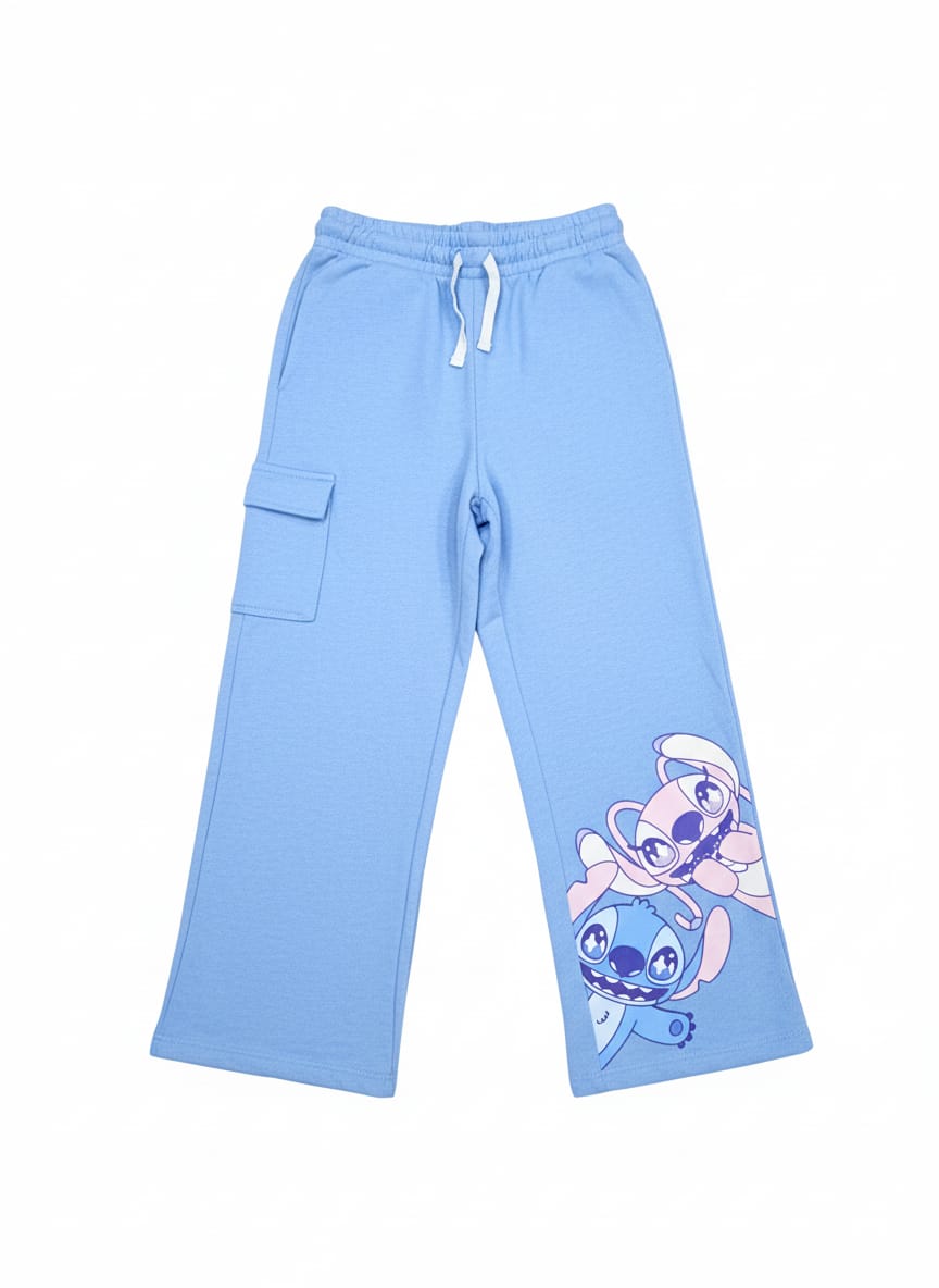 Stitch Blue Fleece Pants