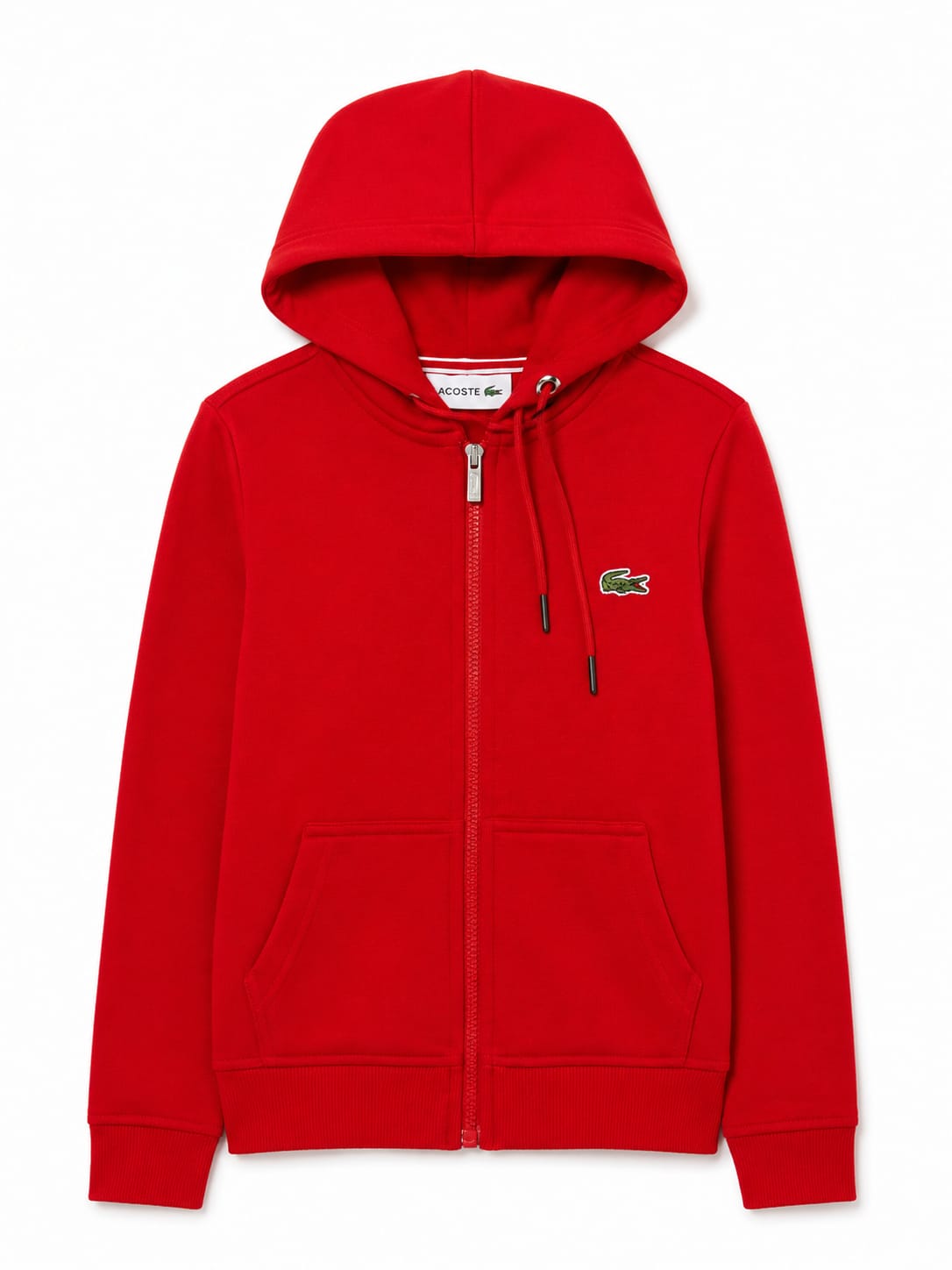 Kids Premium Red Zip-Up Hooded Jacket