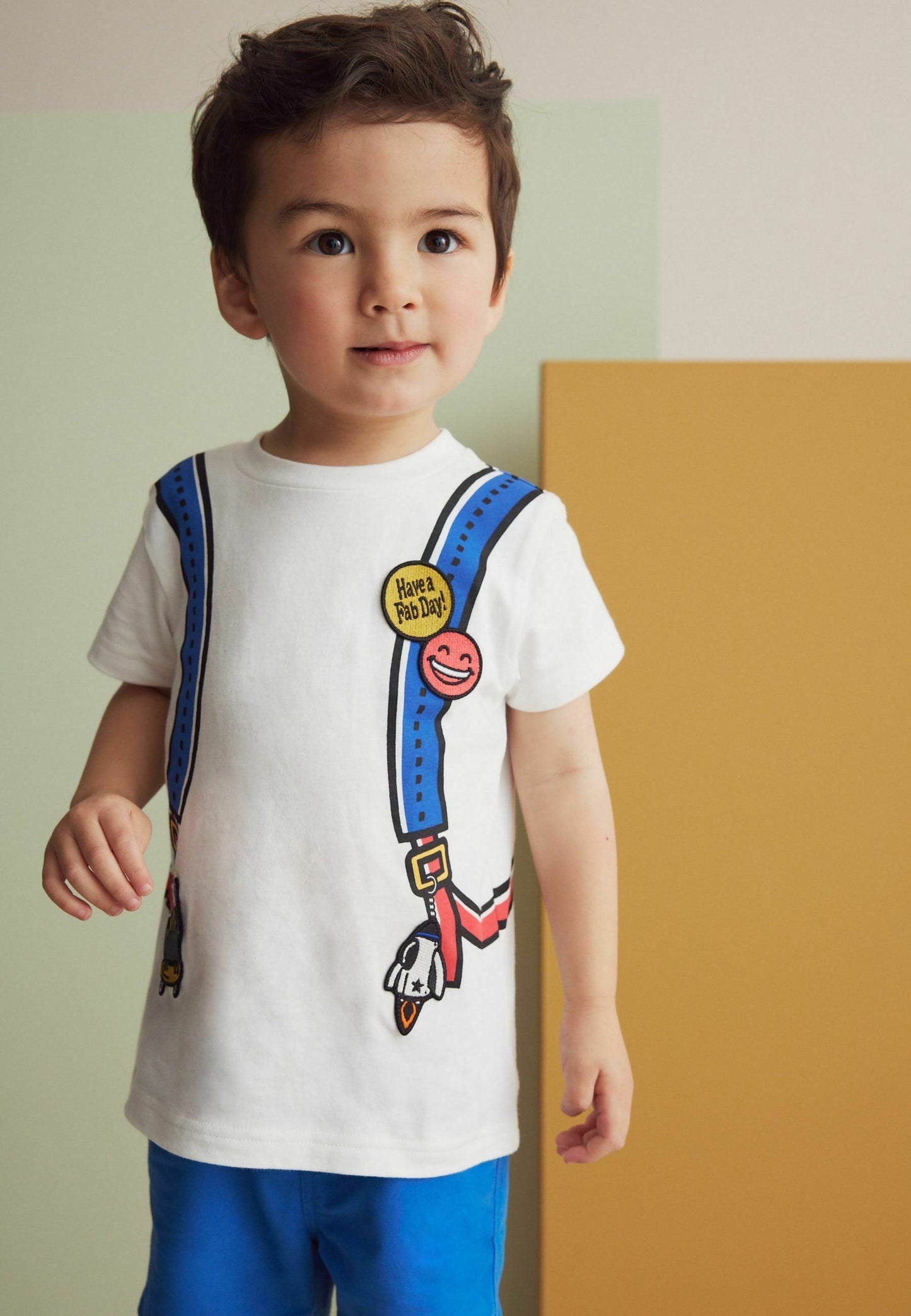 NEXT Kids' Backpack Graphic T-Shirt