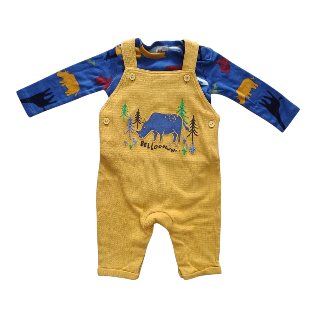 Rhino Dungaree set