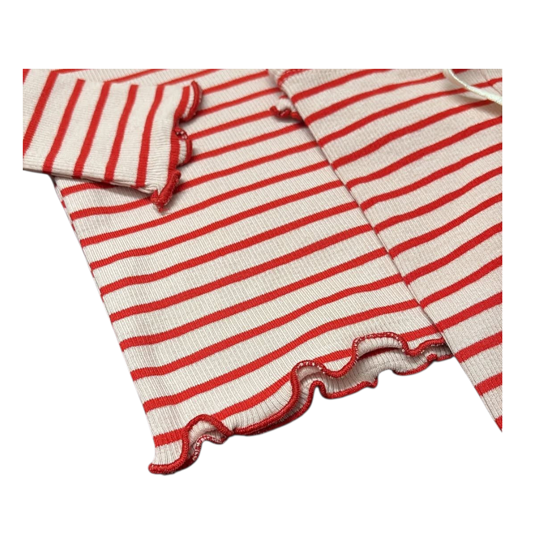 Ribbed cotton Night Suit