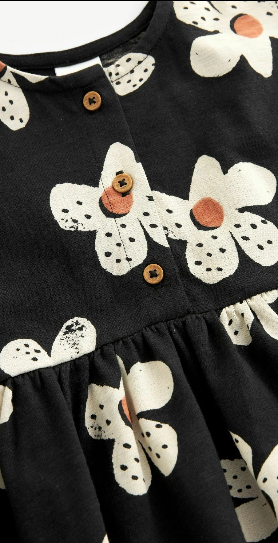 NEXT Black Floral Summer Frock