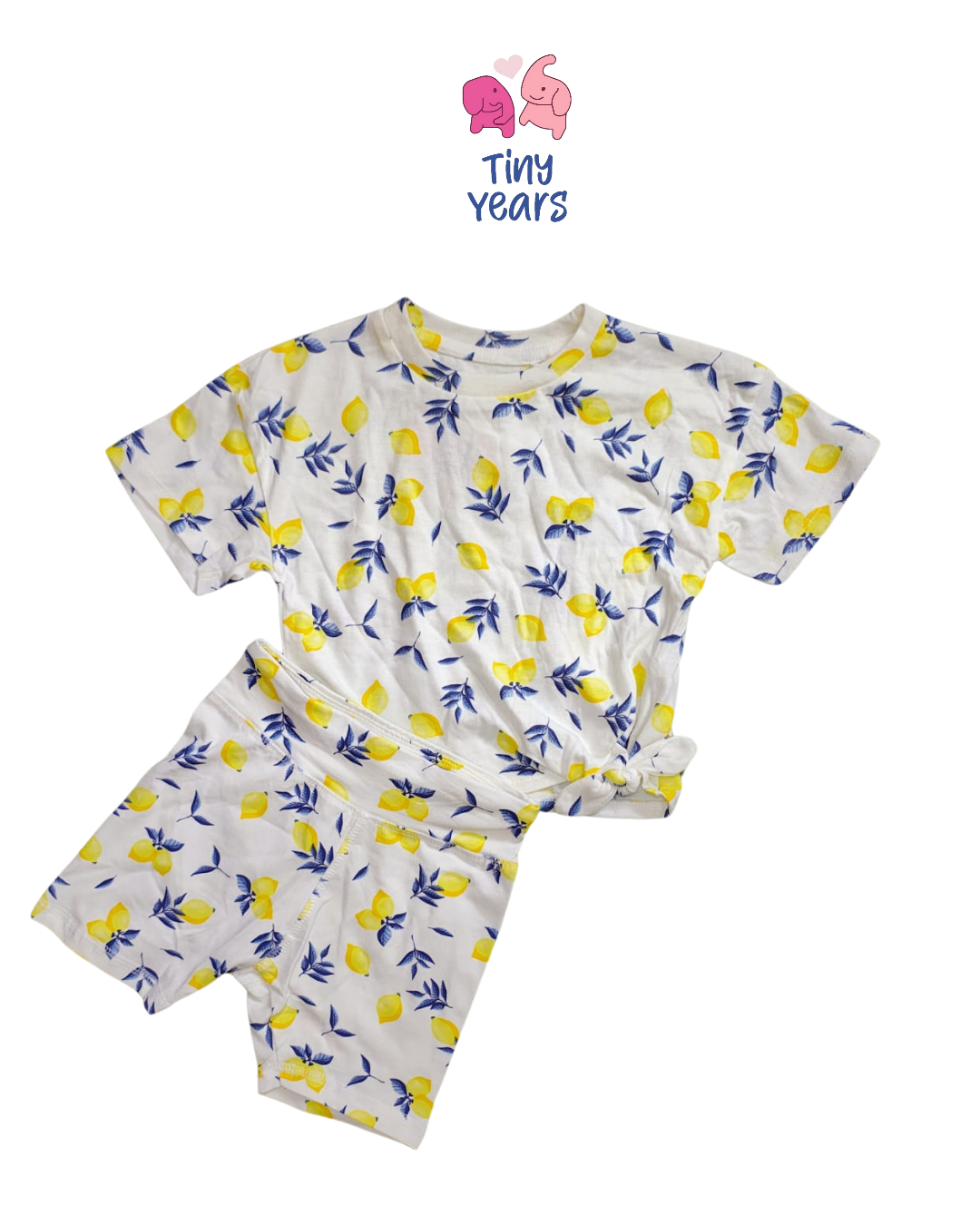 Lemon floral summer set FRUIT SET
