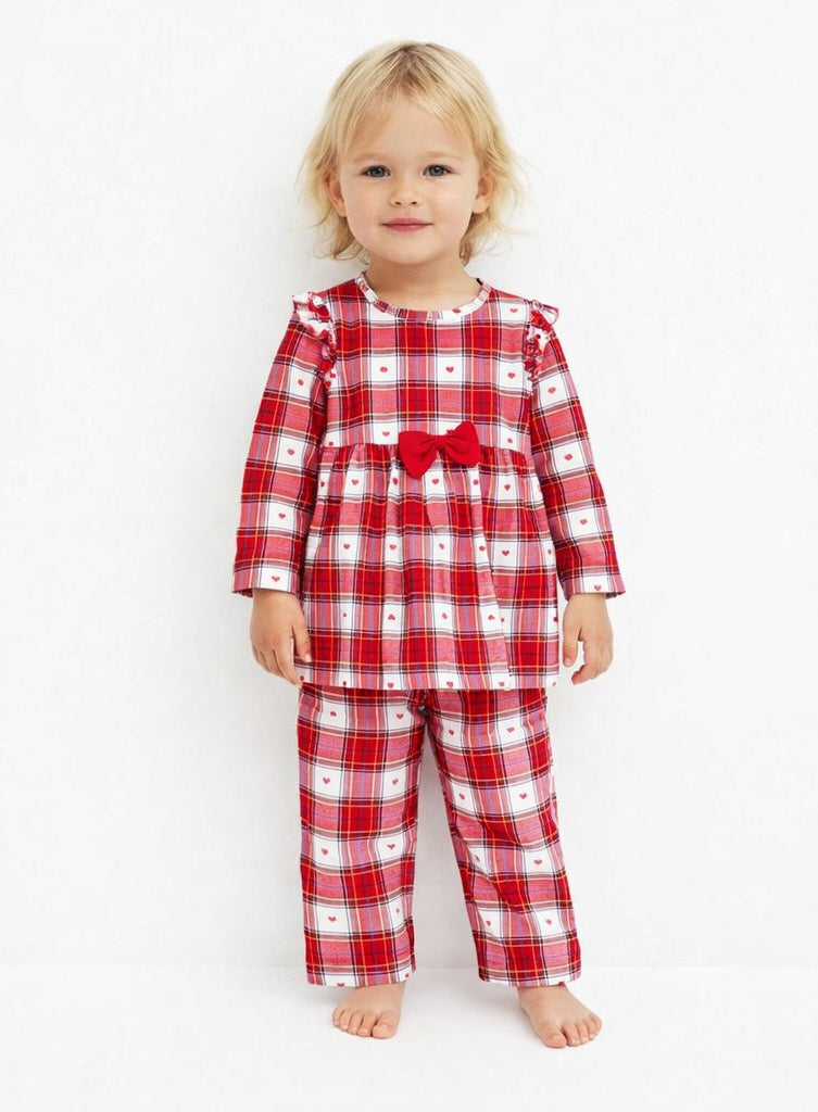 Cotton Frock with matching pant Co-ord Set