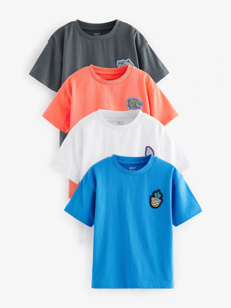 NEXT Kids' solid WHITE TEE