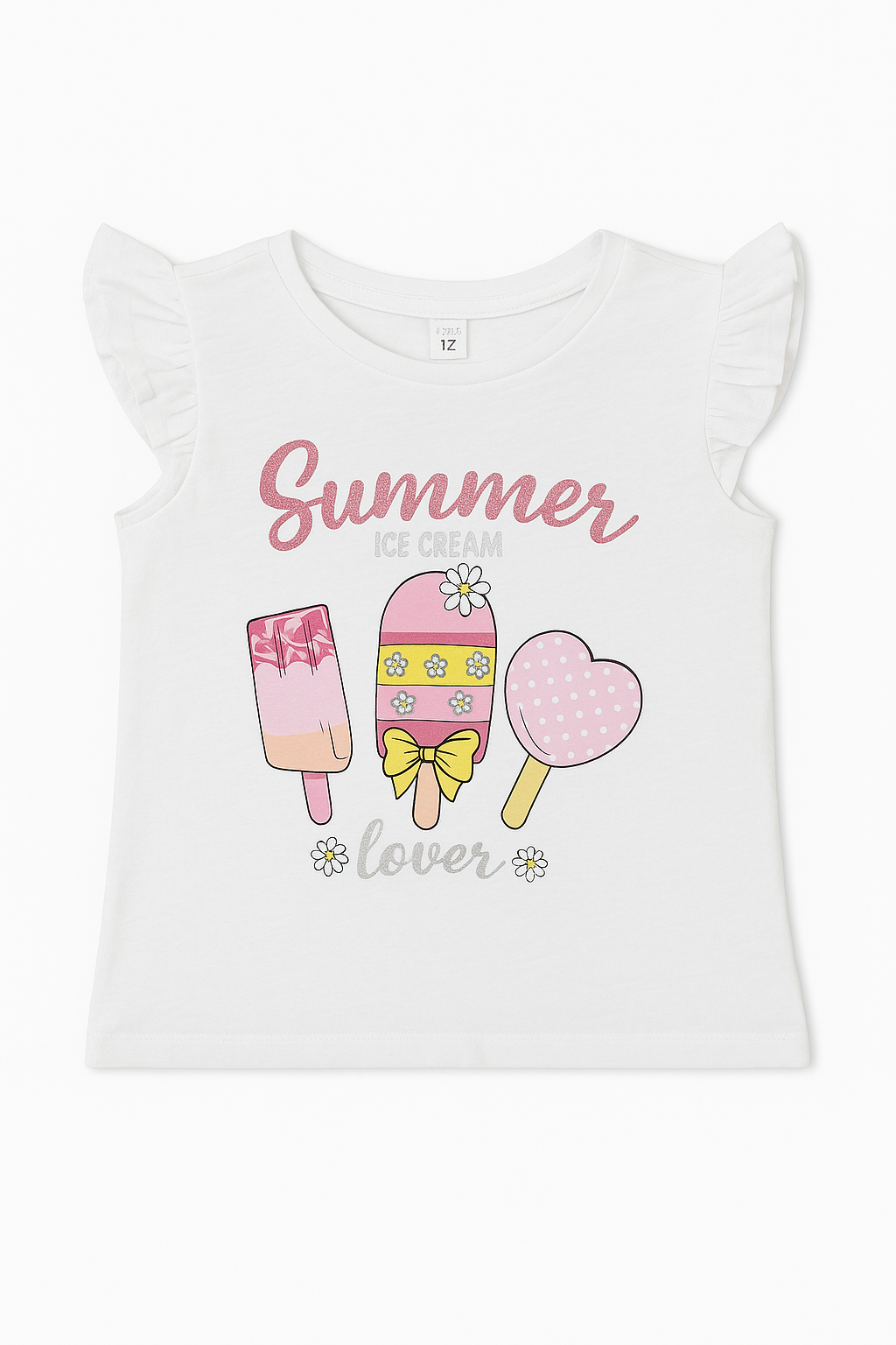 White summer tee