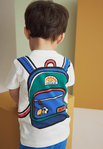 NEXT Kids' Backpack Graphic T-Shirt