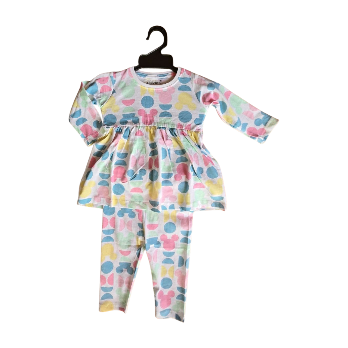 Frock - Leggings white mickey Set