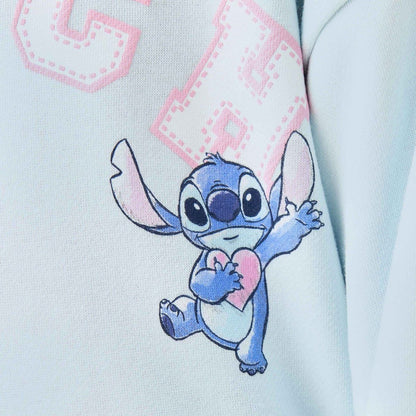 Girls Pastel Blue Zip Hoodie – Soft Cotton Casual Jacket