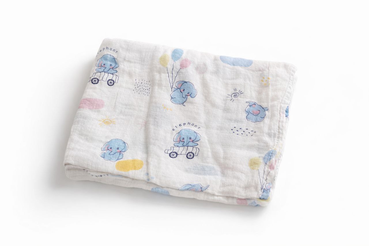 Premium Muslin Baby Swaddle (100 × 100 cm)
