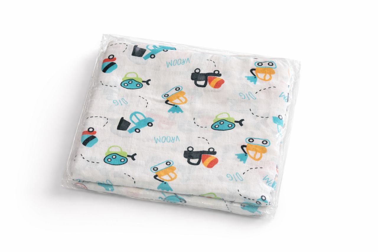 Premium Muslin Baby Swaddle (100 × 100 cm)