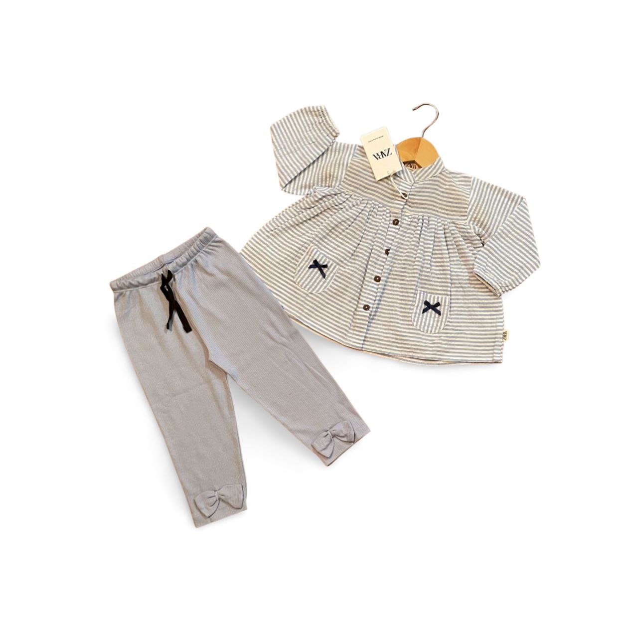 Woven set  ( stipped bow )