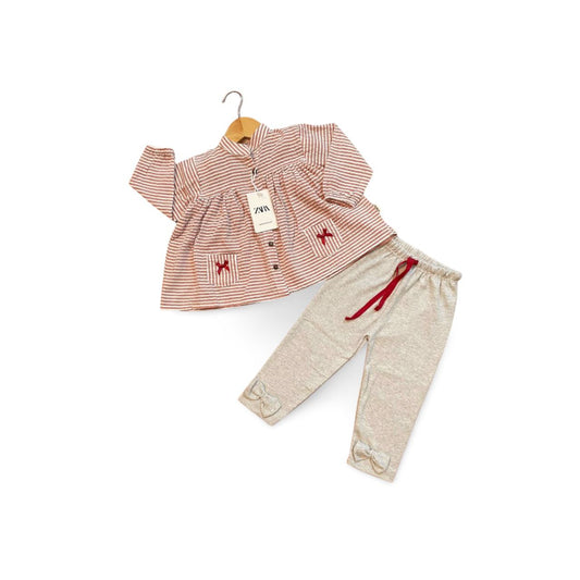 Woven set  ( Red Bow )