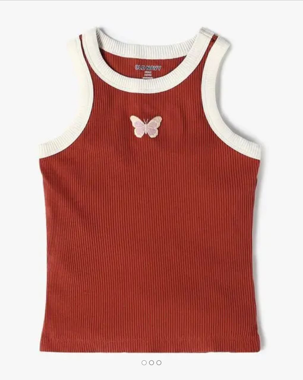 Kids Ribbed Cotton Tank Top Set – 3 Pc (Random Colors)