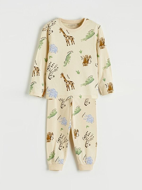 Safari Friends Kids Cotton Night Suit Set