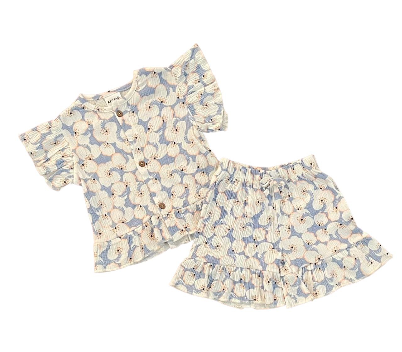 Premium Cotton Girls Co-Ord Set (Top & Shorts) (Copy)