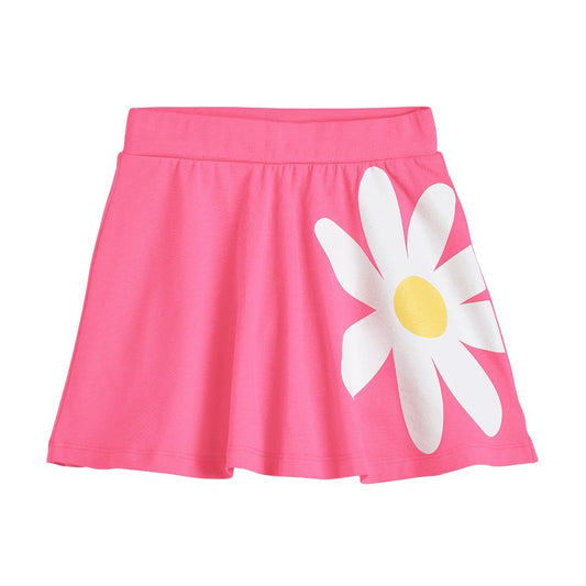 Girls Pink Daisy Twirl Skirt