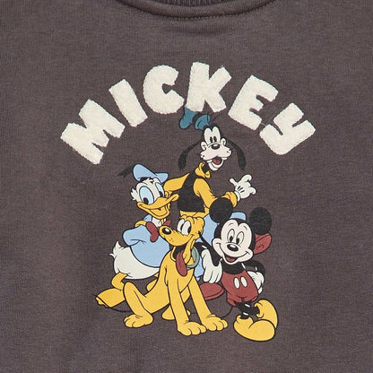 Mickey Mouse Kids Varsity Jacket – Brown & Cream