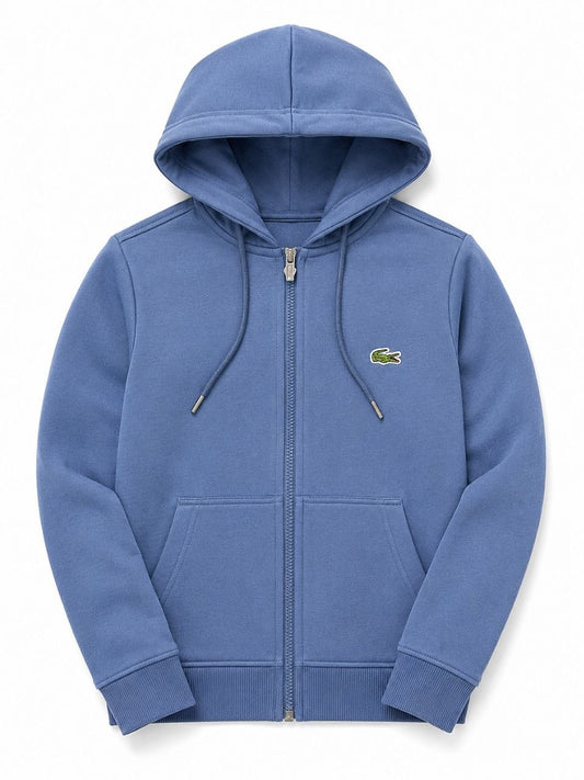 Kids Premium Blue Zip-Up Hooded Jacket