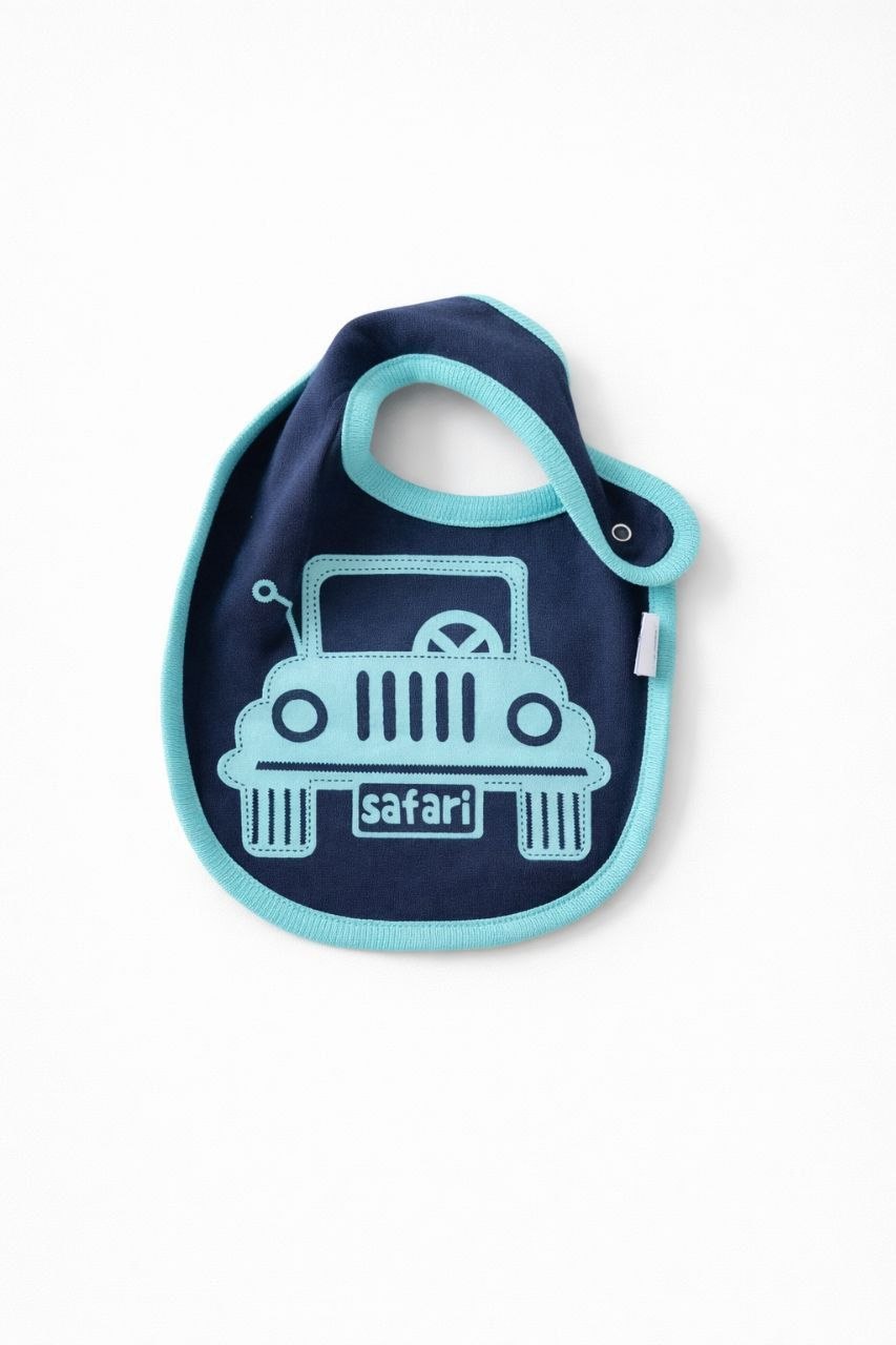 Big Size 3-Layer Baby Bibs – Ultra Absorbent Waterproof Feeding Bib Set ( RANDOM COLOR)   (Pack of 3)