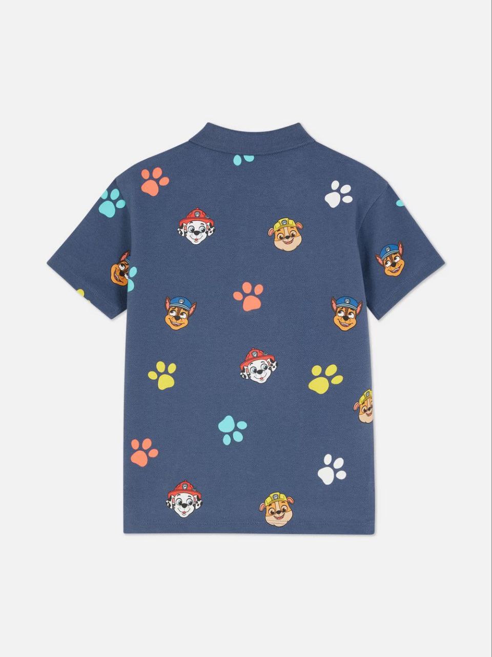 Paw Patrol Boys Polo T-Shirt – Navy Blue