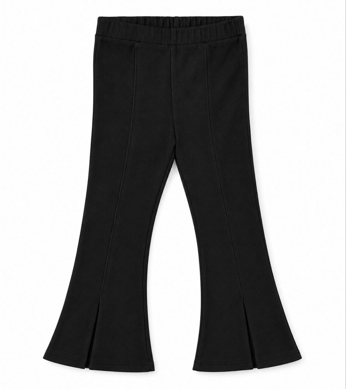 Girls Black Flared Leggings