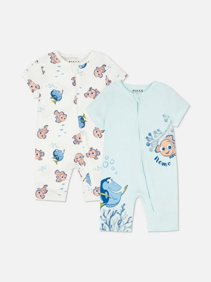 Ocean Friends Baby Romper  – Nemo or Dory Print (1 piece)
