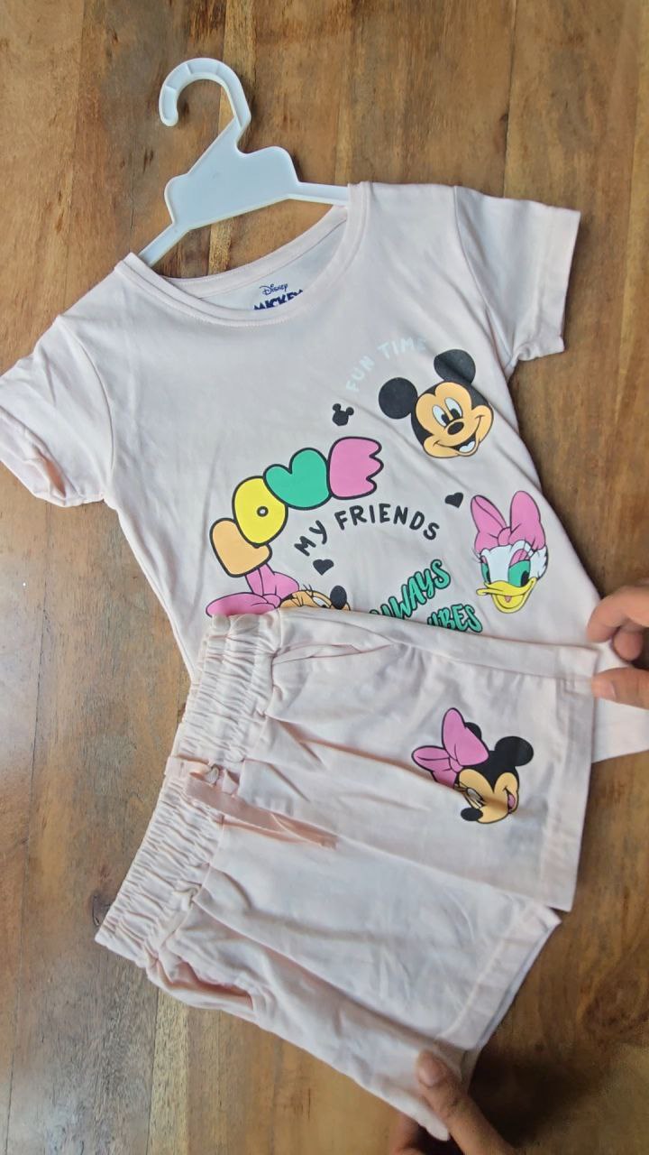 Pink Minnie summer set