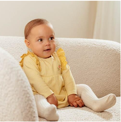 yellow Birdy Frock