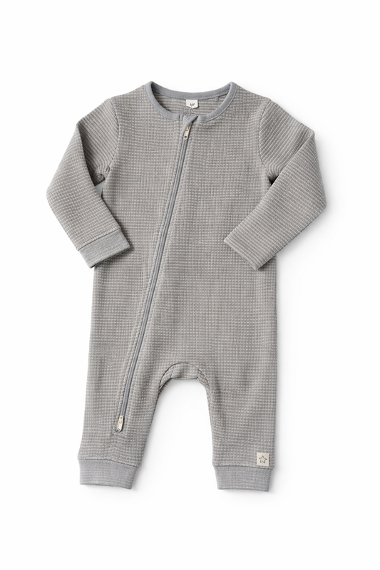 Ribbed Baby Sleepsuit