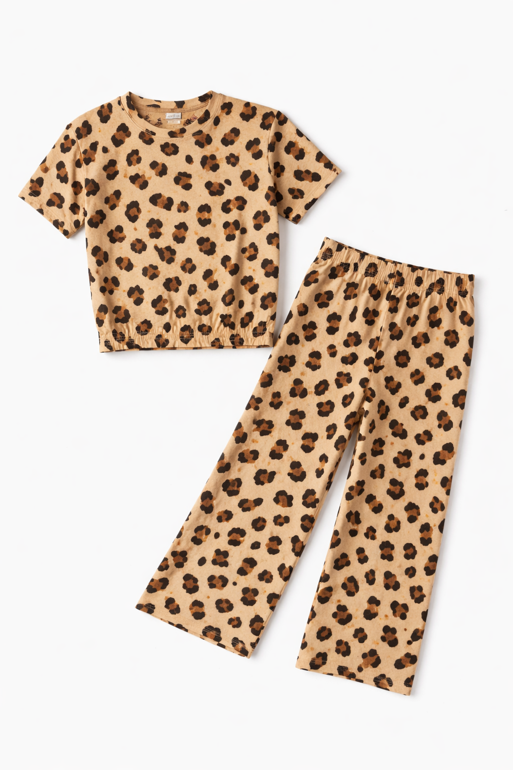 Tinyyears Wild Cuddle Leopard Print Kids Pajama Set