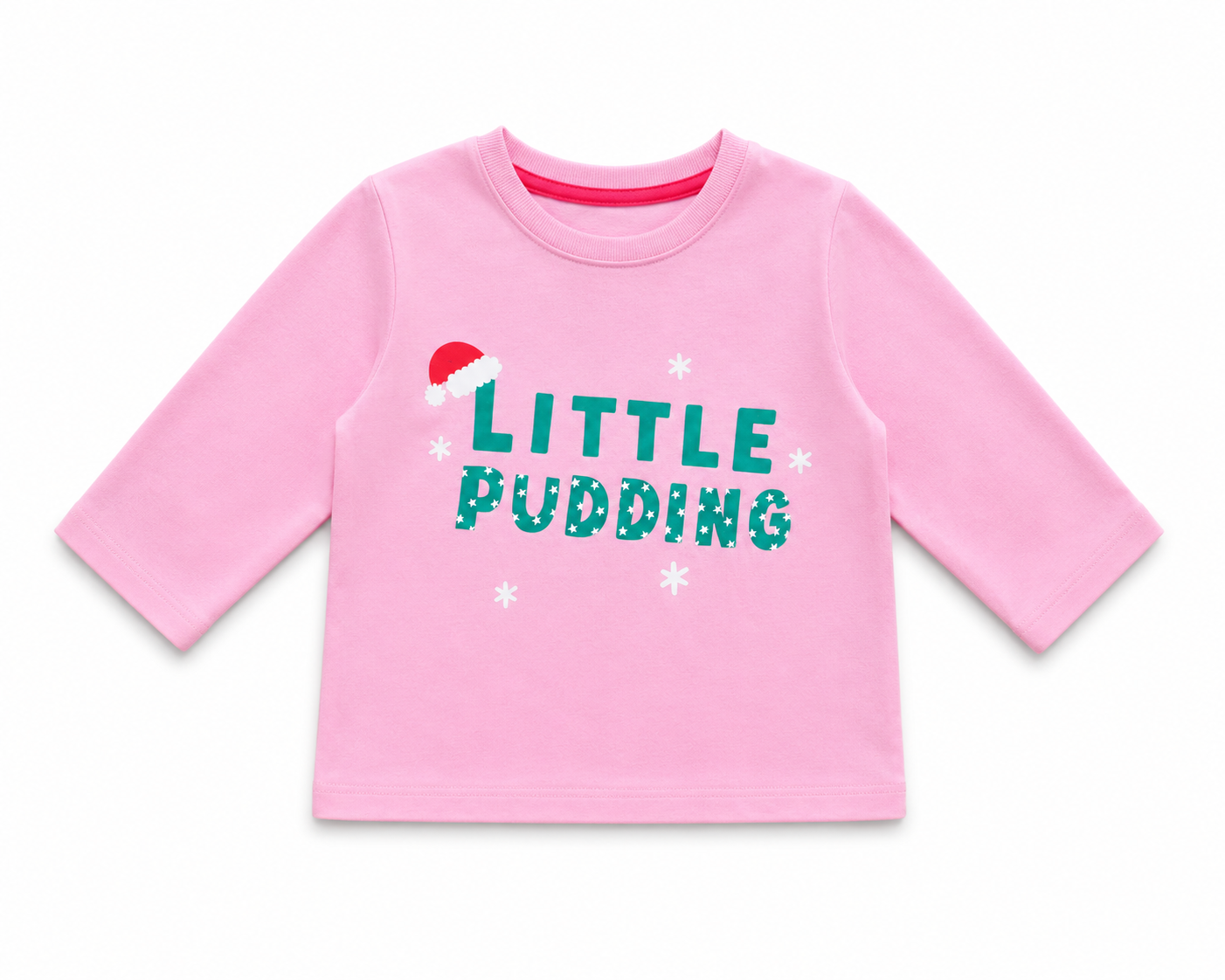 Little Pudding Baby Full Sleeve Tee – Pink