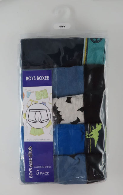 Boys boxer Briefs 5 Pack