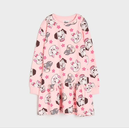 Pink Cute Puppy dress