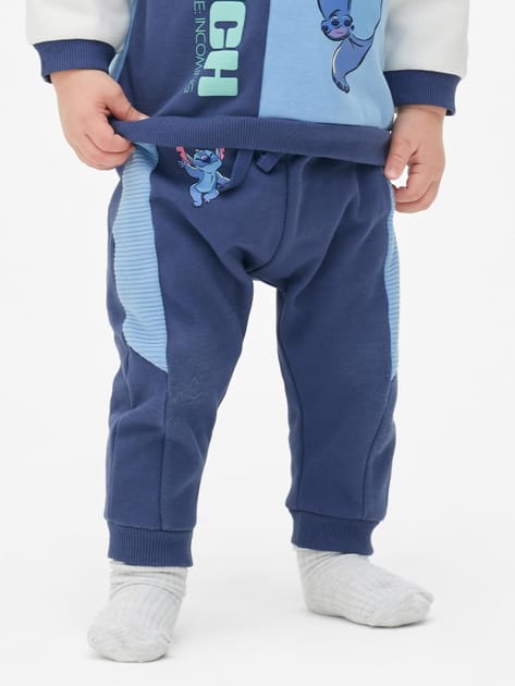 Disney Baby Boys’ Stitch Sweatshirt & Jogger Set – Blue