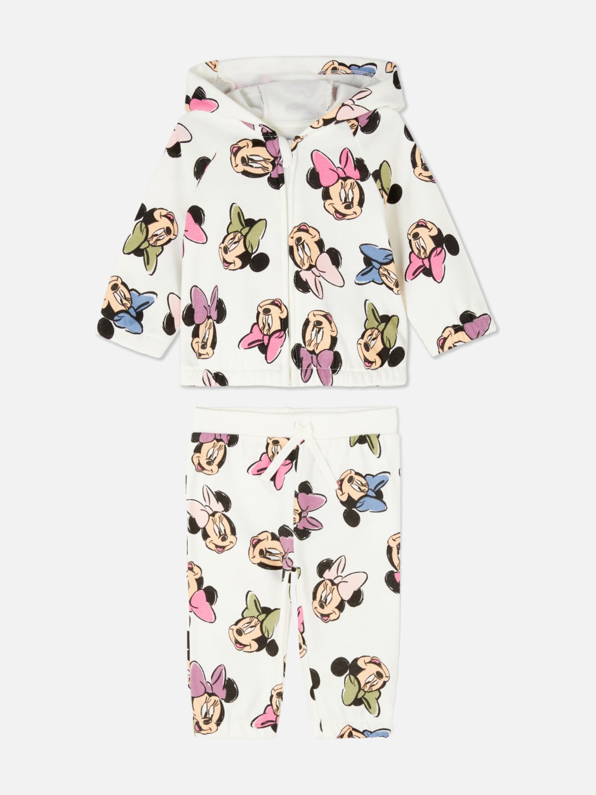 Minnie Mouse Printed Fleece Co-ord Set with Hoodie