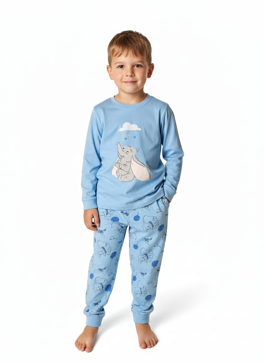 Blue Dumbo Elephant Nightwear Set